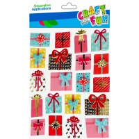 1. Craft With Fun Ozdoba Dekoracyjna Prezenty 3D Naklejki 501880